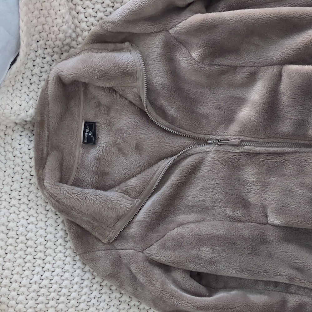 Faux Fur zip jacket, 32 degrees, size M